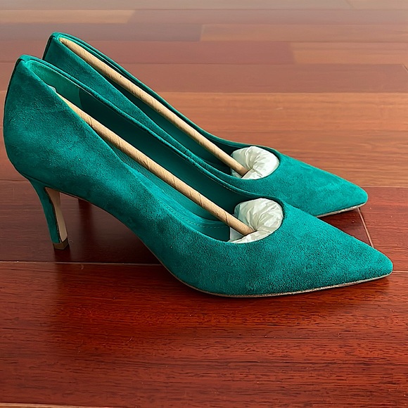 Hobbs Shoes Hobbs London Suede Heels Brand New Poshmark